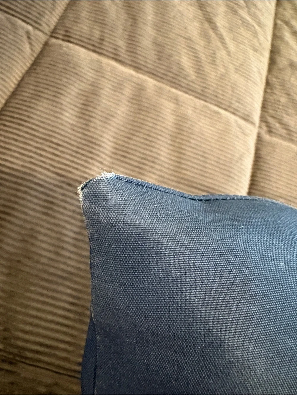Mainstays Blue Bicycle Print Pillow